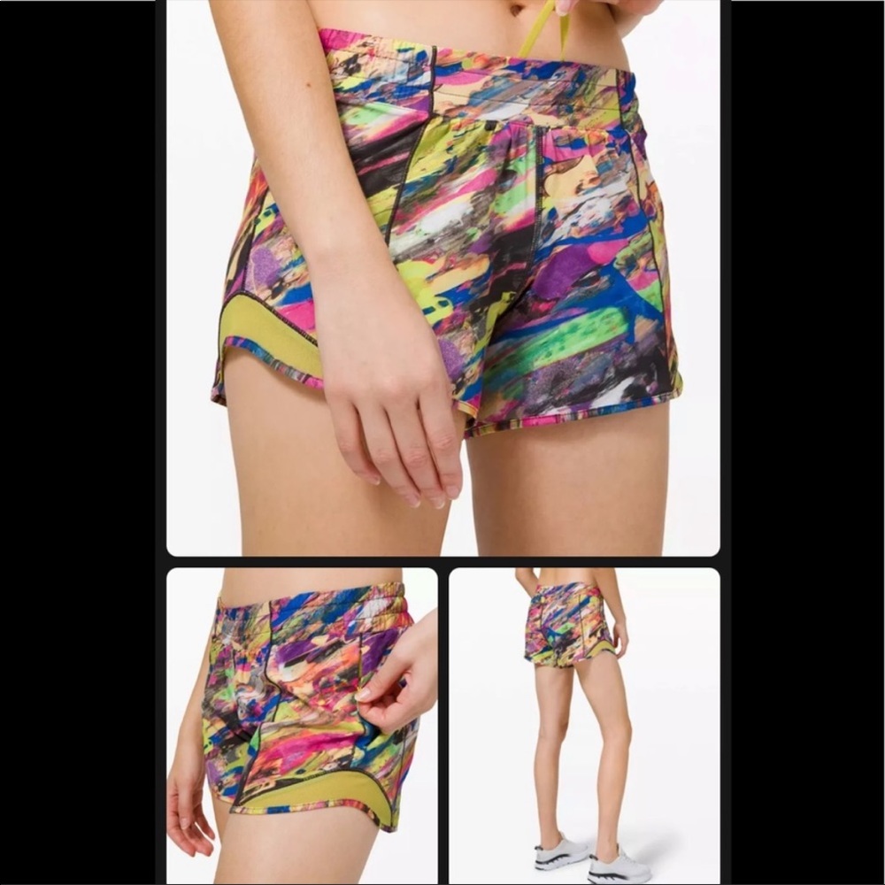 🔥LULULEMON HOTTY HOT SHORT 4”-CATALYST MULTI-8🔥 - Picture 13 of 15